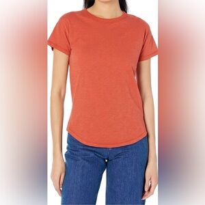 Madewell Fresh Chili Whisper Cotton Short Sleeve T-Shirt, Size Small